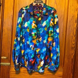 Robert Graham silk blend men’s shirt